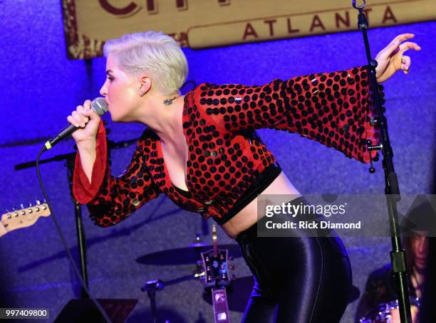 Maggie Rose performs at City Winery Atlanta on July 12, 2018 in Atlanta, Georgia.