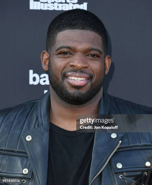 Subban attends Sports Illustrated Fashionable 50 at HYDE Sunset: Kitchen + Cocktails on July 12, 2018 in West Hollywood, California.