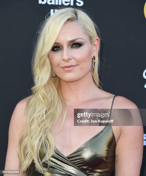 Lindsey Vonn attends Sports Illustrated Fashionable 50 at HYDE Sunset: Kitchen + Cocktails on July 12, 2018 in West Hollywood, California.