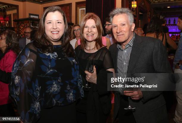 Exec VP Rebecca Damon, Lisa Grant and Robin Williams stand in Adam Grant attend "Robin Williams: Come Inside My Mind" New York Premiere After Party...