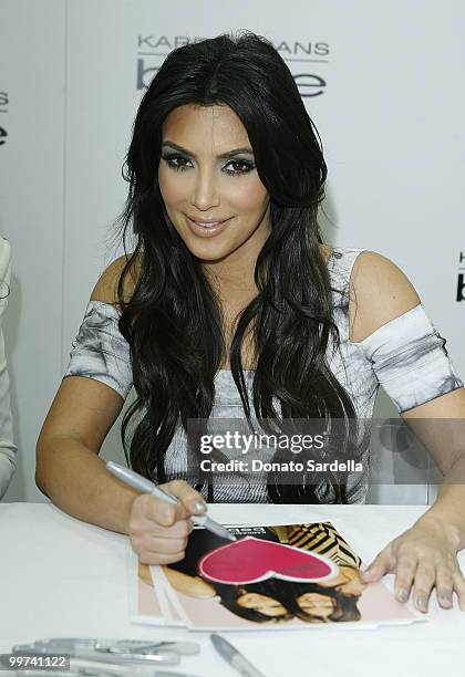 Kim Kardashian attends Kim And Kloe Kardashian PA At Bebe Rodeo Drive on May 12, 2010 in Beverly Hills, California.