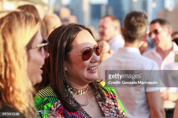 Melissa de la Cruz during the Melissa de la Cruz And Michael Johnston Summer Soiree at Azul On the Rooftop at Hotel Hugo on July 12, 2018 in New York...