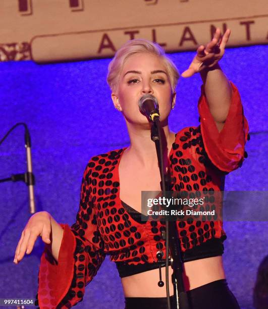 Maggie Rose performs at City Winery Atlanta on July 12, 2018 in Atlanta, Georgia.