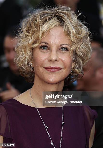 Actress Meg Ryan attends the premiere of "Countdown To Zero" held at the Palais des Festivals during the 63rd Annual International Cannes Film...