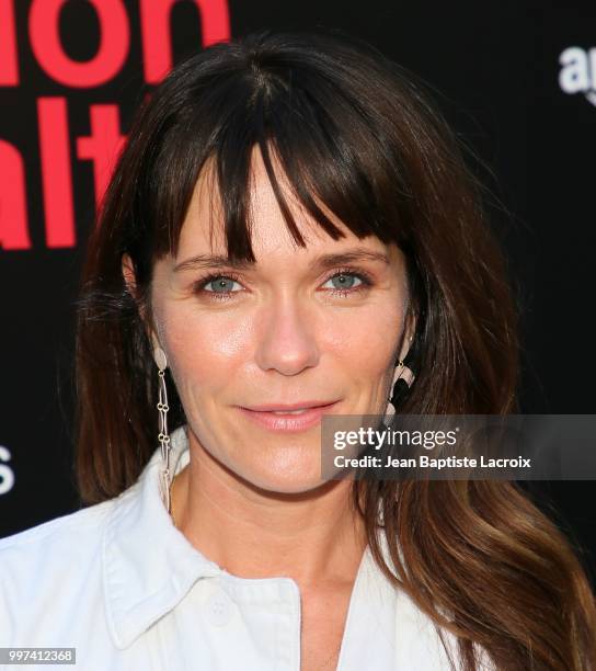 Katie Aselton attends the premiere of Amazon Studios' "Generation Wealth" on July 12, 2018 in Hollywood, California.