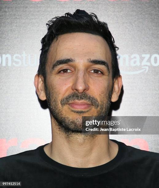 Amir Arison attends the premiere of Amazon Studios' "Generation Wealth" on July 12, 2018 in Hollywood, California.