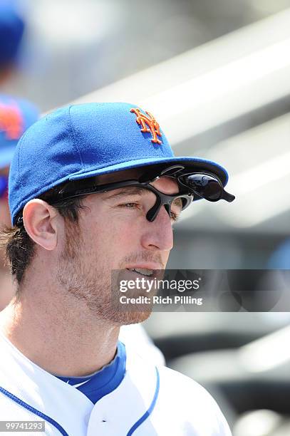 Ike Davis of the New York Mets is seen prior to the extra inning game against the San Francisco Giants at Citi Field in Flushing, New York on May 8,...