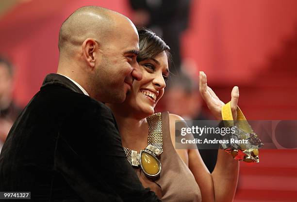 Director Pablo Trapero and Martina Gusman from the film, Carancho attend "Outrage" Premiere at the Palais des Festivals during the 63rd Annual Cannes...