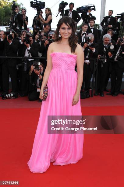 Actress Marie Gillain attends the premiere of 'Biutiful' held at the Palais des Festivals during the 63rd Annual International Cannes Film Festival...