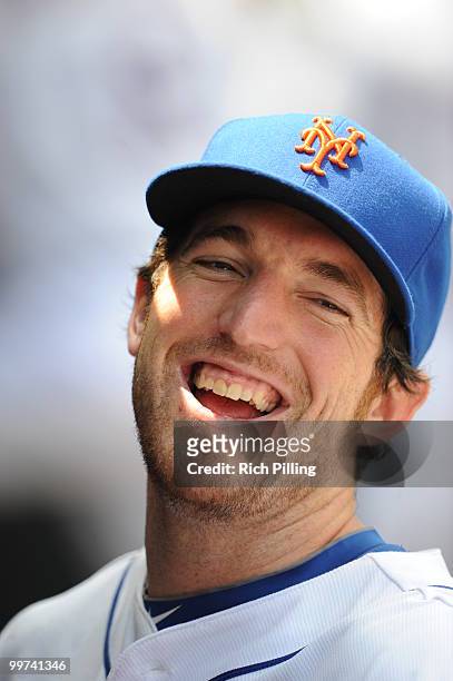 Ike Davis of the New York Mets is seen prior to the extra inning game against the San Francisco Giants at Citi Field in Flushing, New York on May 8,...