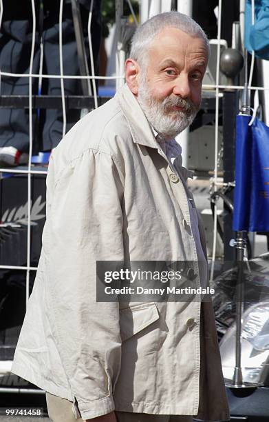 Mike Leigh is seen attending the 63rd Cannes Film Festival on May 15, 2010 in Cannes, France.