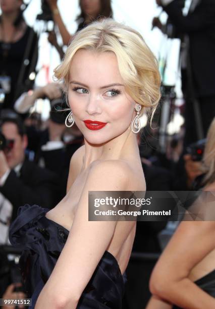 Actress Helena Mattson attends the premiere of 'Biutiful' held at the Palais des Festivals during the 63rd Annual International Cannes Film Festival...