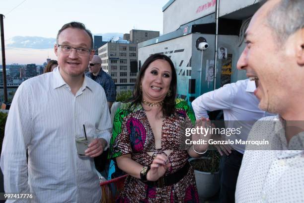 Atmosphere during the Melissa de la Cruz And Michael Johnston Summer Soiree at Azul On the Rooftop at Hotel Hugo on July 12, 2018 in New York City.