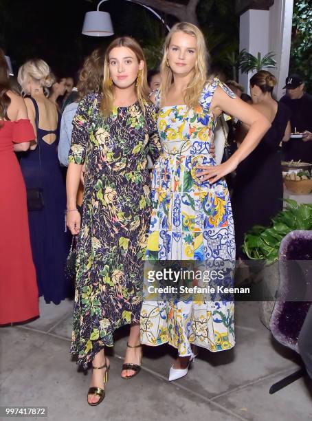 Jamie Mizrahi and Kelly Sawyer Patricof attend the launch of Farmacy Kitchen Cookbook hosted by Vegan/Plant-based Author Camilla Fayed, Elizabeth...