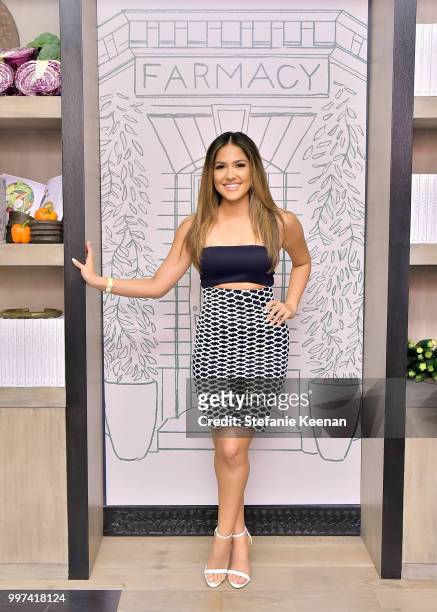 Yanina Oyarzo attends the launch of Farmacy Kitchen Cookbook hosted by Vegan/Plant-based Author Camilla Fayed, Elizabeth Saltzman, and Jamie Mizrahi...