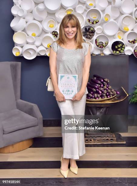 Jo Champa attends the launch of Farmacy Kitchen Cookbook hosted by Vegan/Plant-based Author Camilla Fayed, Elizabeth Saltzman, and Jamie Mizrahi on...