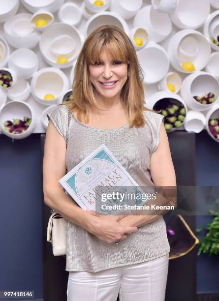 Jo Champa attends the launch of Farmacy Kitchen Cookbook hosted by Vegan/Plant-based Author Camilla Fayed, Elizabeth Saltzman, and Jamie Mizrahi on...