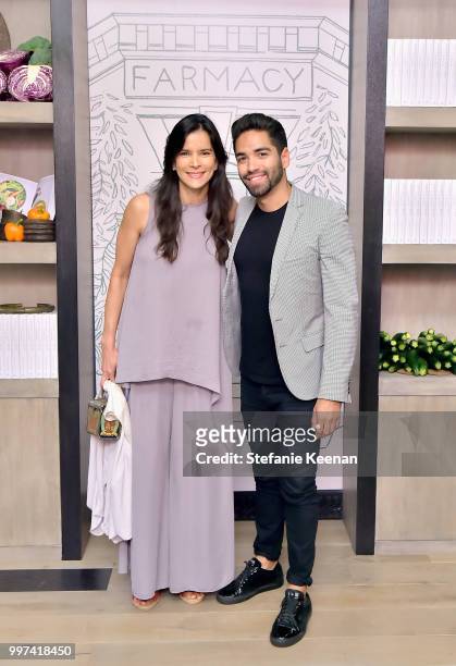 Patricia Velasquez and Jorge Perez attend the launch of Farmacy Kitchen Cookbook hosted by Vegan/Plant-based Author Camilla Fayed, Elizabeth...