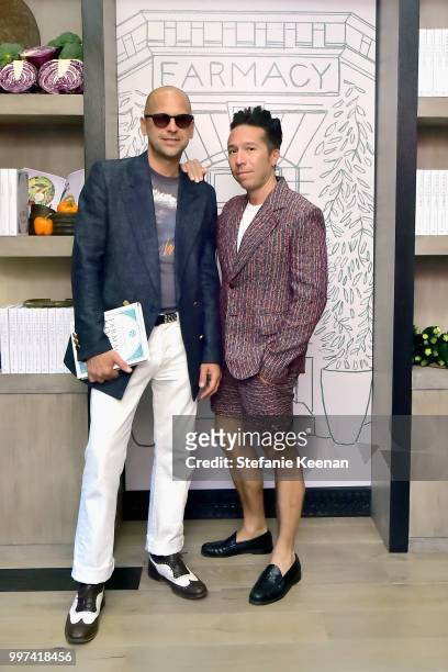 Claude Morais and Brian Wolk attend the launch of Farmacy Kitchen Cookbook hosted by Vegan/Plant-based Author Camilla Fayed, Elizabeth Saltzman, and...