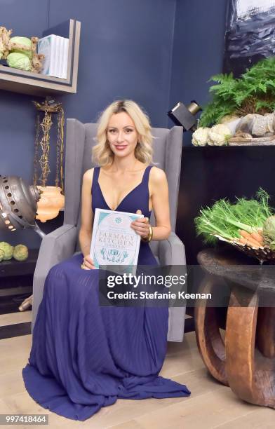 Camilla Fayed attends the launch of Farmacy Kitchen Cookbook hosted by Vegan/Plant-based Author Camilla Fayed, Elizabeth Saltzman, and Jamie Mizrahi...