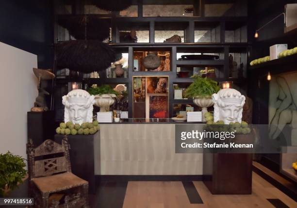 View of the atmosphere at the launch of Farmacy Kitchen Cookbook hosted by Vegan/Plant-based Author Camilla Fayed, Elizabeth Saltzman, and Jamie...