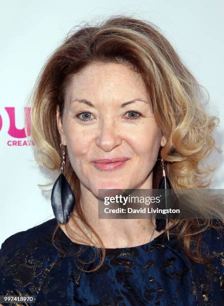 Director Ondi Timoner attends the 2018 Outfest Los Angeles opening night gala screening of "Studio 54" at the Orpheum Theatre on July 12, 2018 in Los...