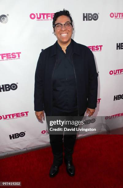 Director Angela Robinson attends the 2018 Outfest Los Angeles opening night gala screening of "Studio 54" at the Orpheum Theatre on July 12, 2018 in...