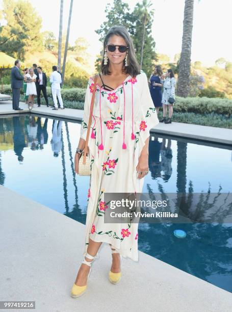 Dominique Peik attends Garance Doré, founder of Atelier Doré, celebrates Au Soleil:A Summer Soirée by Le Méridien  a global programme that brings...