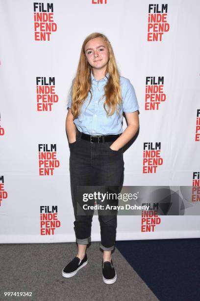 Elsie Fisher attends Film Independent at The WGA Theater presents screening and Q&A of "Eighth Grade" at The WGA Theater on July 12, 2018 in Beverly...