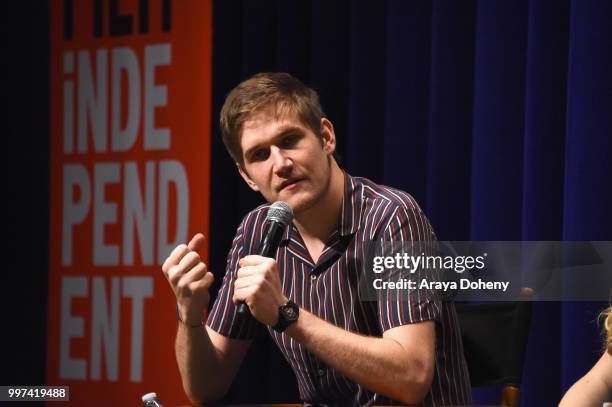 Bo Burnham attends Film Independent at The WGA Theater presents screening and Q&A of "Eighth Grade" at The WGA Theater on July 12, 2018 in Beverly...