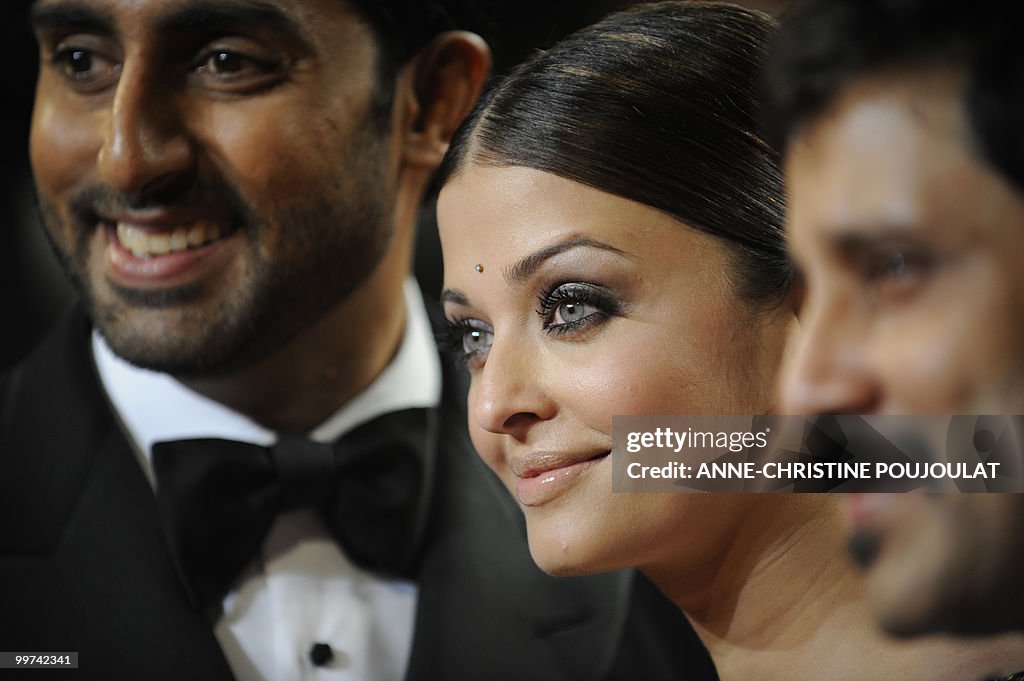 Indian model  Aishwarya Rai and husband