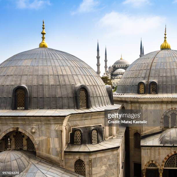 blue ( sultan ahmed ) mosque, istanbul, turkey - sultan mosque stock pictures, royalty-free photos & images