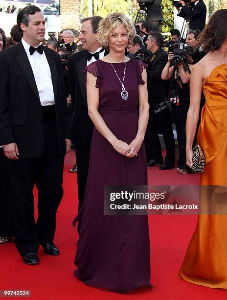 Meg Ryan attends the premiere of "Countdown To Zero" held at the Palais des Festivals during the 63rd Annual International Cannes Film Festival on...