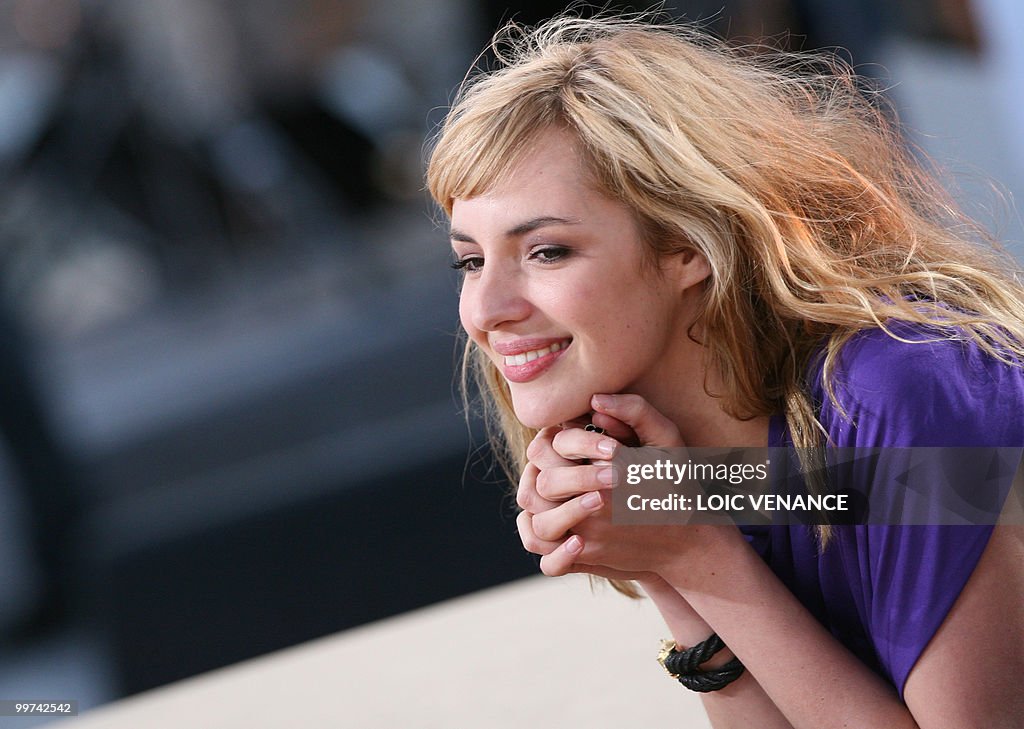 French actress Louise Bourgoin attends t