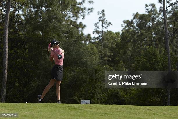 Bell Micro LPGA Classic: Natalie Gulbis in action, drive from tee on No 12 during Friday play at Robert Trent Jones Golf Trail at Magnolia Grove....