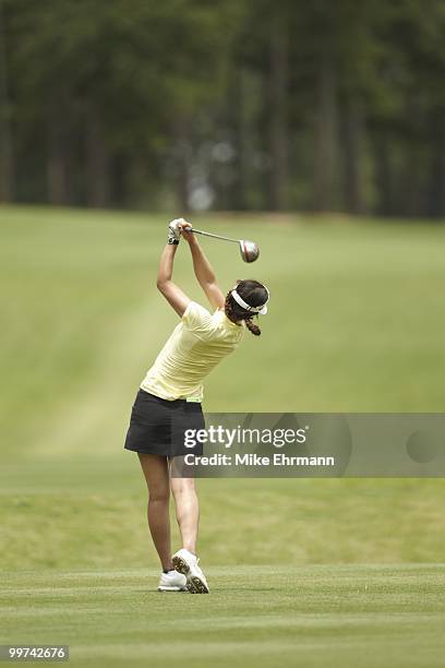 Bell Micro LPGA Classic: Michelle Wie in action, drive from tee on No 6 during Thursday play at Robert Trent Jones Golf Trail at Magnolia Grove....