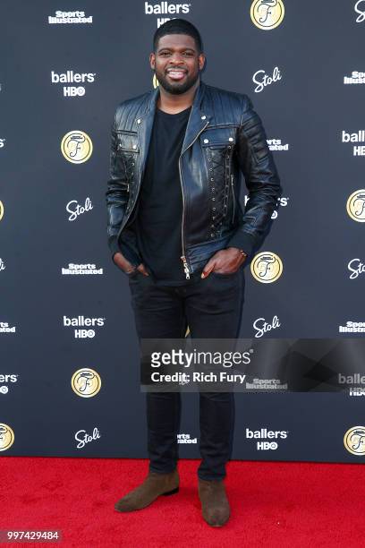Subban attends the Sports Illustrated Fashionable 50 on July 12, 2018 in West Hollywood, California.