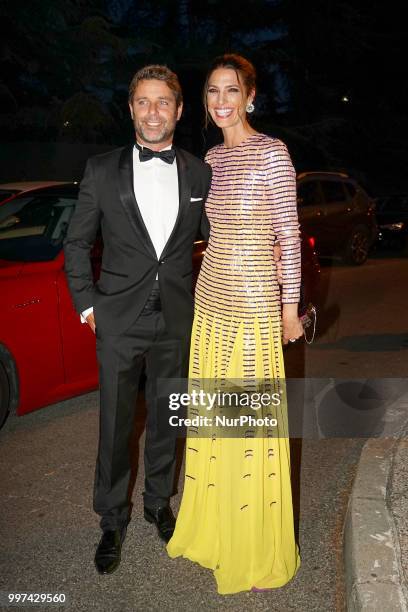 Laura Sánchez attends Vogue 30th Anniversary Party at Casa Velazquez on July 12, 2018 in Madrid, Spain.