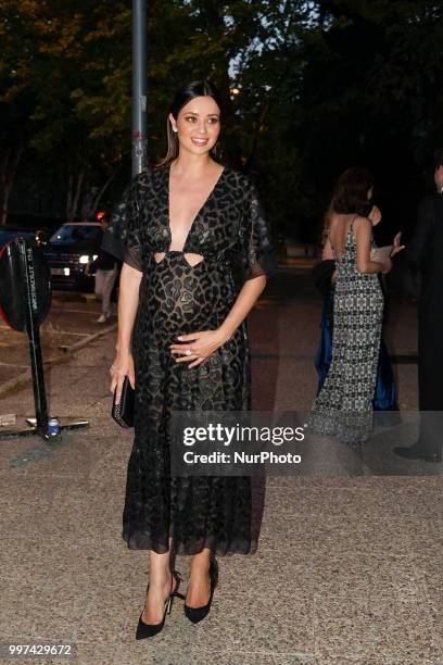 Dafne Fernández attends Vogue 30th Anniversary Party at Casa Velazquez on July 12, 2018 in Madrid, Spain.