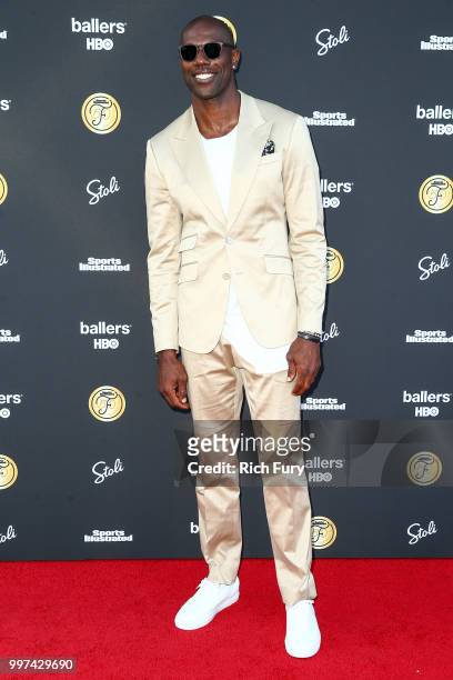 Terrell Owens attends the Sports Illustrated Fashionable 50 on July 12, 2018 in West Hollywood, California.