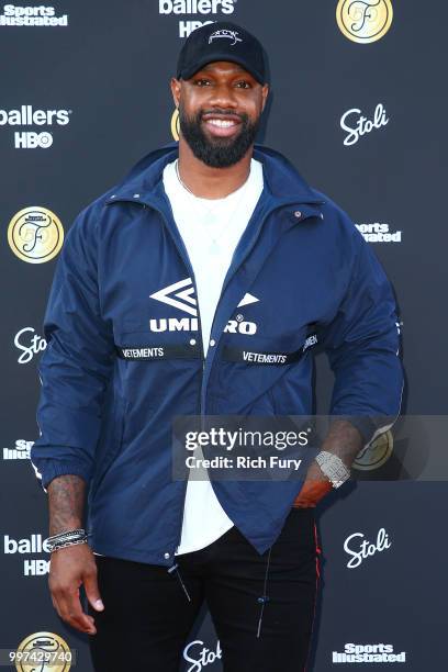 Marcedes Lewis attends the Sports Illustrated Fashionable 50 on July 12, 2018 in West Hollywood, California.