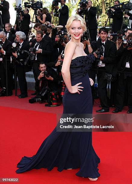 Helena Mattsson attends the premiere of 'Biutiful' held at the Palais des Festivals during the 63rd Annual International Cannes Film Festival on May...