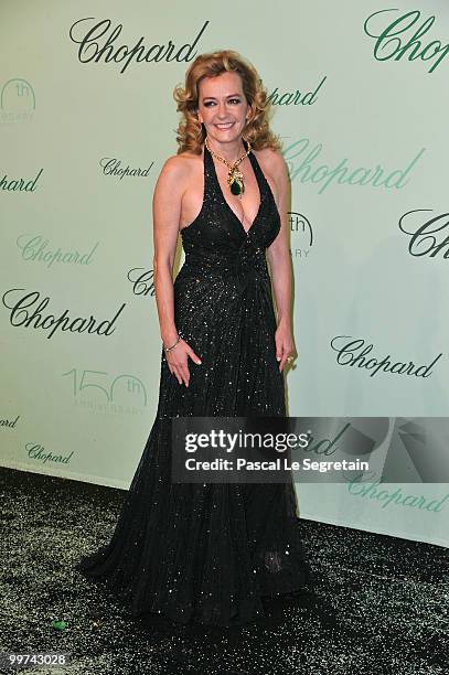 Chopard Co-President Caroline Gruosi-Scheufele attends the Chopard 150th Anniversary Party at Palm Beach, Pointe Croisette during the 63rd Annual...