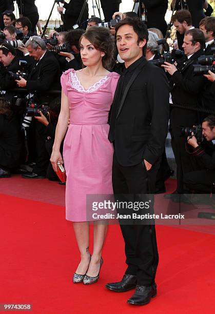 Dolores Fonzi and Gael Garcia Bernal attend the premiere of 'Biutiful' held at the Palais des Festivals during the 63rd Annual International Cannes...