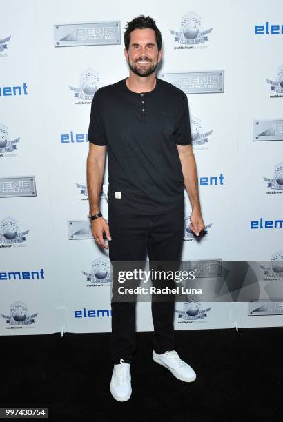 Matt Leinart attends the Matt Leinart Foundation's 12th Annual "Celebrity Bowl" at Lucky Strike Lanes on July 12, 2018 in Hollywood, California.