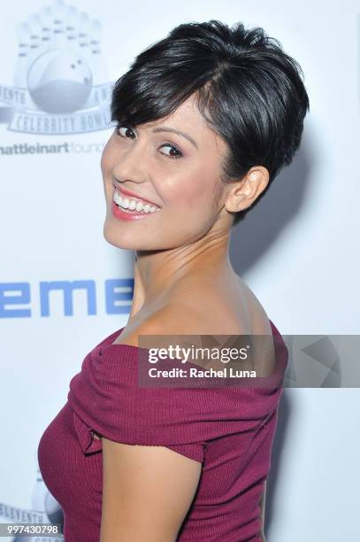 Pilar Holland attends the Matt Leinart Foundation's 12th Annual "Celebrity Bowl" at Lucky Strike Lanes on July 12, 2018 in Hollywood, California.