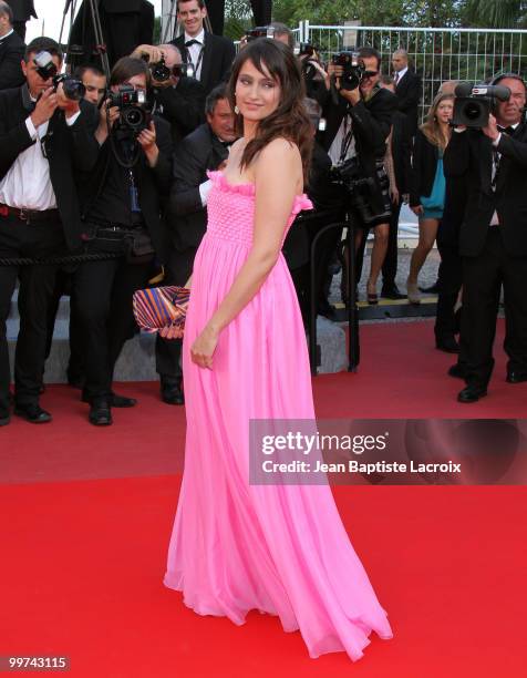 Marie Gillain attends the premiere of 'Biutiful' held at the Palais des Festivals during the 63rd Annual International Cannes Film Festival on May...