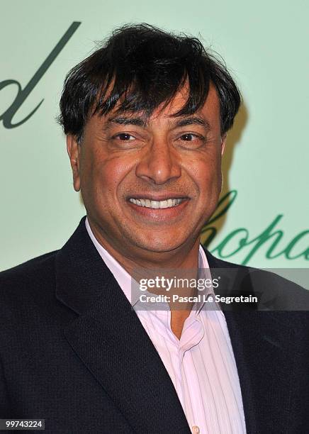 ArcelorMittal Lakshmi Mittal attends the Chopard 150th Anniversary Party at Palm Beach, Pointe Croisette during the 63rd Annual Cannes Film Festival...