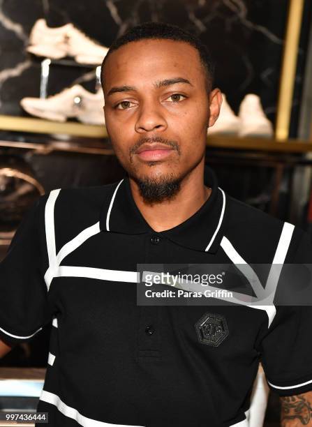 Actor/rapper Shad Moss attends his "Rolling Out" Cover Reveal Party at Philipp Plein Store - Phipps Plaza on July 12, 2018 in Atlanta, Georgia.