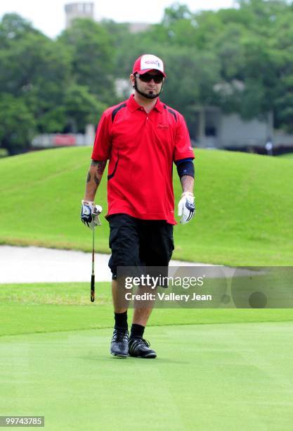 Chris Kirkpatrick of pop group 'N Sync attends The Jason Taylor Celebrity Golf Classic at Grande Oaks Golf Club on May 17, 2010 in Davie, Florida.